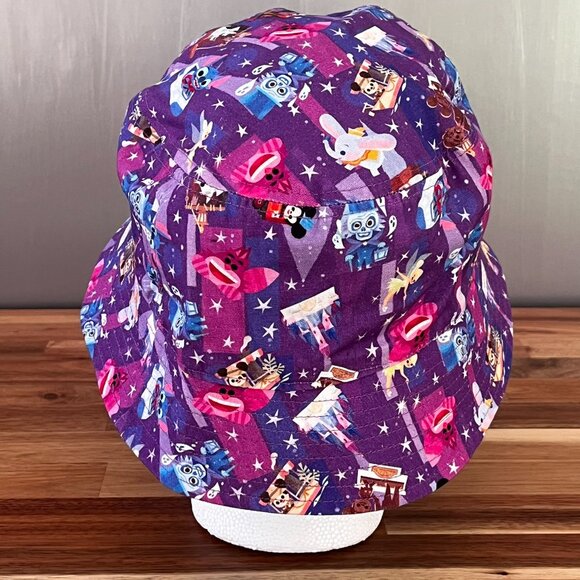 Disney x Joey Ghou Reversible Bucket Hat Mickey Castle Haunted Mansion Stitch - Picture 7 of 11
